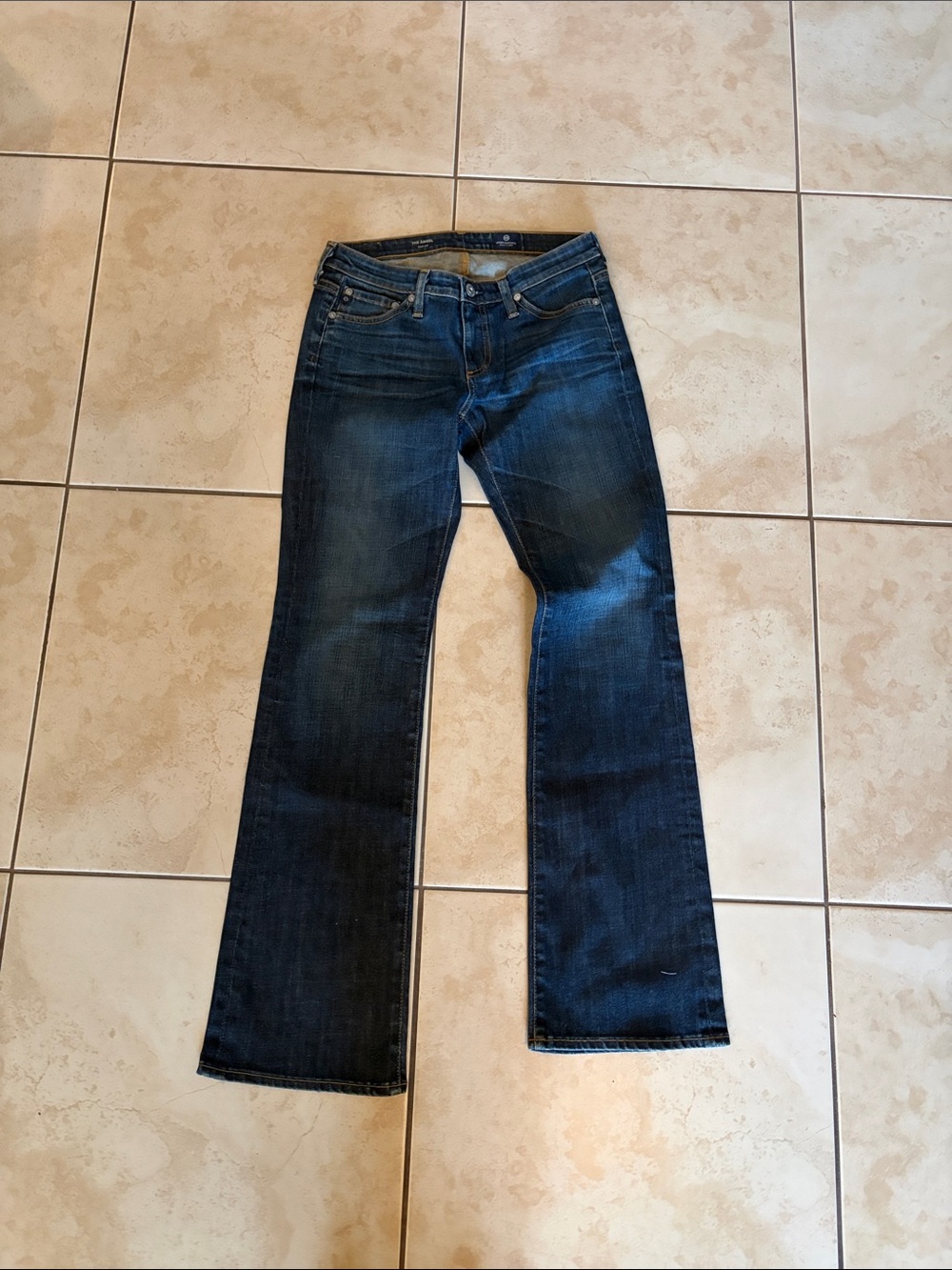 AG Adriano Goldschmied The Angel Dark Blue Bootcut Jeans
